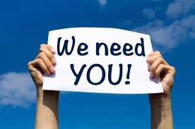 We need you